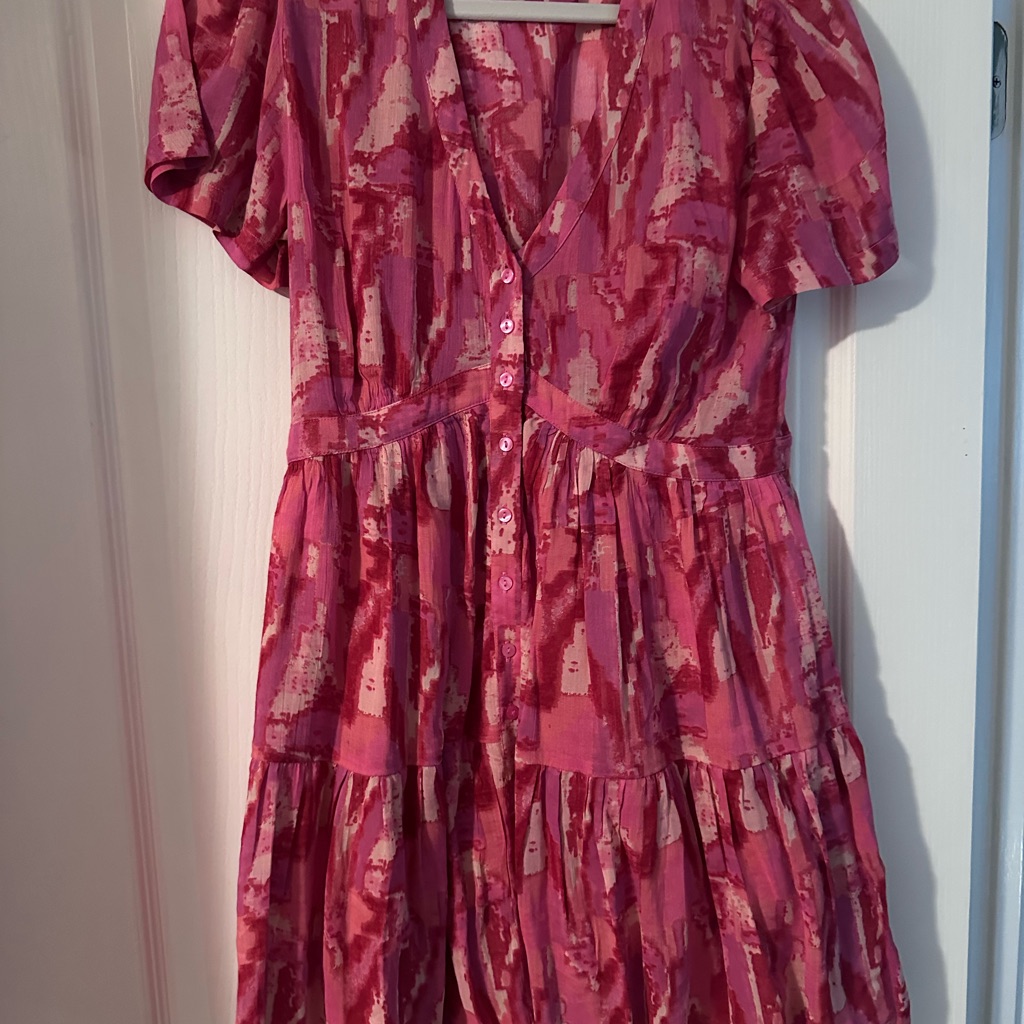 Ba&Sh Pink Patterned Dress